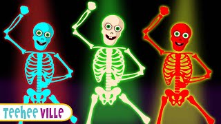 Danse du squelette  Dancing Skeleton  Halloween  Fête dHalloween pour les enfants  Teehee Ville [upl. by Wilber]