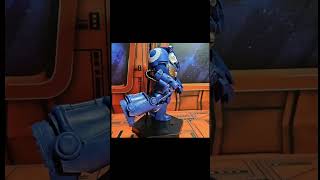 Animation of McFarlane Warhammer 40k Ultramarine Terminator warhammer40k ultramarine stopmotion [upl. by Kyla]