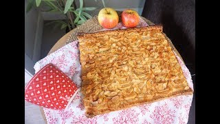 TARTA DE MANZANA CON CREMA DE ALMENDRAS [upl. by Atteloc603]