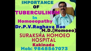 IMPORTANCE OF TUBERCULINUM IN HOMOEOPATHIC PRACTICE [upl. by Lomasi]