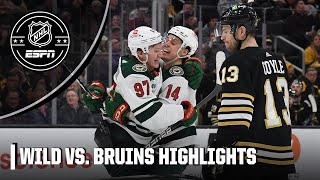 Minnesota Wild vs Boston Bruins  Full Game Highlights [upl. by Leopold]