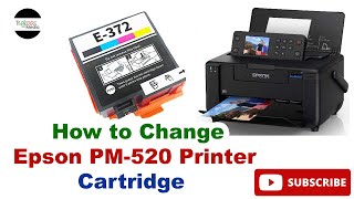 Epson PictureMate PM520 Printer Cartridge Change  എങ്ങനെ Epson PM520 Printer Cartridge മാറ്റാം [upl. by Tesler]