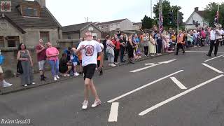 Ahoghill LSOW No9  Central Scottish 12th Parade  Larkhall  080723 4K [upl. by Kotto79]