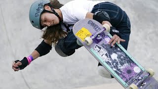 Skateboarderin Lilly Stoephasius 14 bei den Olympischen Spielen in Tokio [upl. by Tooley452]