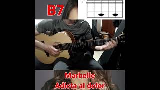 Adicta al dolor Marbelle  acordes para guitarra guitarra tutorialacordes acordes [upl. by Wat680]