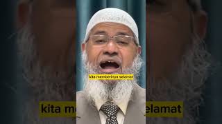 Bolehkah Muslim Mengucapkan Selamat Natal Dr Zakir Naik shorts [upl. by Suoilenroc]