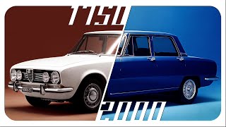 The Story Of The Big Giulias Alfa Romeo 1750 and 2000 Berlinas [upl. by Zitella824]