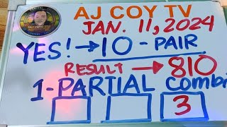 O DIBA 10PAIR 810 YEHEY1PARTIAL NUMBER TA JAN112024 [upl. by Pfeffer111]