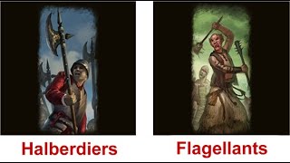 Total War Warhammer 1vs1 Halberdiers vs Flagellants [upl. by Massey]