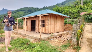 TIMELAPSE 600 days of building a wooden house alone on the island building a farmTrieu Thi Hoa [upl. by Jacquetta]