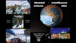 36 Rheinfall Schaffhausen und die Stadt Schaffhausen in der Schweiz [upl. by Naillig171]