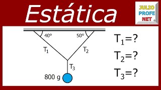 Problema de estática [upl. by Horwitz]