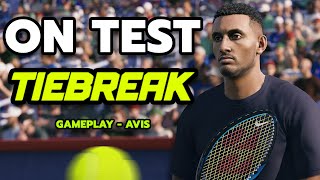 TIEBREAK  LE NOUVEAU GROS JEU DE TENNIS   Test Du Gameplay et Avis [upl. by Desiree97]