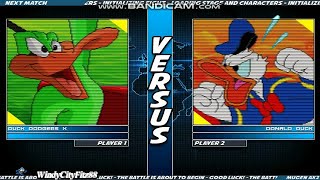 WCFITZ88 Mugen Battles  Duck Dodgers X vs Donald Duck [upl. by Aziram]