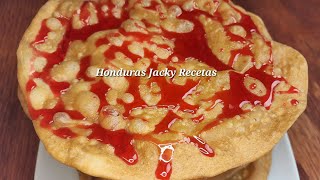 🇭🇳Deliciosas Hojuelas Receta Paso a Paso👌🇭🇳 [upl. by Ateekram]