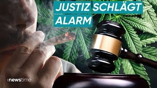 CannabisLegalisierung Experten warnen vor Überlastung der Justiz [upl. by Tjaden]