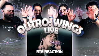 BTS quotOutro Wings Livequot Reaction  This might be one of our new favorites 😬🙌🏼🔥  Couples React [upl. by Petty626]