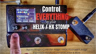 ALL The Ways To Control BlocksAmpsFXParameters in Helix  HX Stomp [upl. by Schulze]