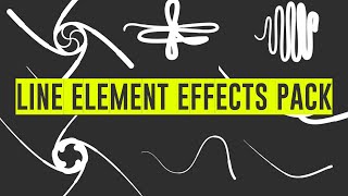 Green screen line element effects pack  Copyright free [upl. by Kloman82]