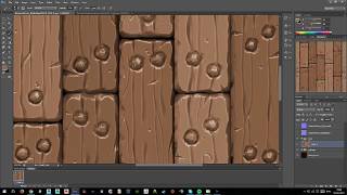 How To Stylized Wooden Planks Texture Part 8 [upl. by Aikaj48]