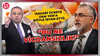 Stüdyoyu inleten anlar AKPnin asgari ücret kararı Ekrem Açıkeli çileden çıkardı [upl. by Nyliret379]