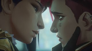 Vi amp Caitlyn 🌈🌈 Kissing Episode 3  ARCANE SEASON 2 [upl. by Adnarahs211]