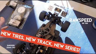 Trying RAWSPEED RIP TIDE Tires  4WD Mod Buggy AMAIN with Tekno EB4102  Netcruzer RC [upl. by Perkin217]