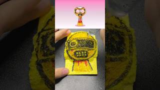 I drew Garrnold from Incredibox Sprunki with Magic Eraser Sponge sprunki incredibox 스프런키 [upl. by Sophi617]