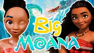 Repainting BIG MOANA HEAD  SUPER REALISTIC DISNEY PRINCESS DOLL MAKEOVER by Poppen Atelier [upl. by Gerk]