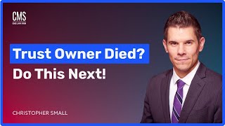 When the Trust Owner Dies This is What You MUST Know [upl. by Joe]