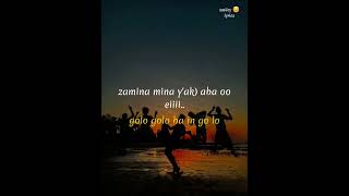 zamina mina lyrics [upl. by Lhary856]