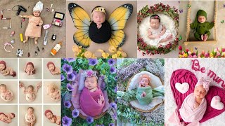 baby Photography ideas Ideas for photoshootNewBorn baby photoshoot One year baby birthday shoot [upl. by Nanette]