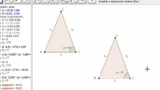 Criterios de igualdad de triángulos 4 [upl. by Egidio70]