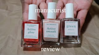 Manucurist Review Active Glow Active Smooth Base Coat 55 [upl. by Carolan352]