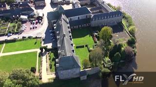 La forêt de Brocéliande Bretagne en vue aérienne par drone [upl. by Zullo]