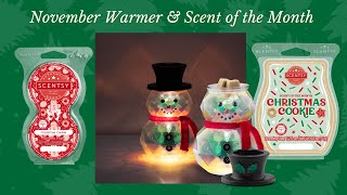 Scentsy November Warmer amp Scent of the Month [upl. by Jenelle907]