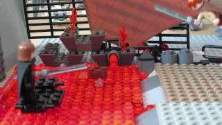 Lego Star Wars anakin Vs Obi Wan Ep 3 [upl. by Ardnoyek635]