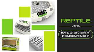 Rcom Reptile MAX 90 Incubator  Video manual [upl. by Okuy]