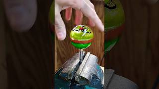 Sand then Polish 🛸 polishing shiftknob satisfying looneytunes marvinthemartian diy hotrod [upl. by Oninrutas]