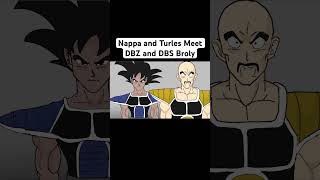 Nappa and Turles Meet DBZ and DBS Broly shorts dragonball dragonballsuper broly [upl. by Egide]