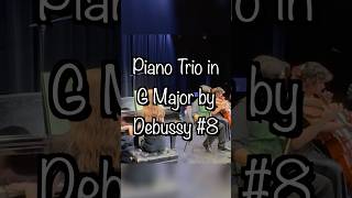 Piano Trio in G Major by Debussy 810 Recording violin classical music cello piano shorts [upl. by Esimaj]