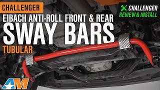 20082019 Challenger Eibach AntiRoll Front amp Rear Sway Bars  Tubular Review amp Install [upl. by Nerraj]