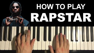 Polo G  RAPSTAR Piano Tutorial Lesson [upl. by Tihor]