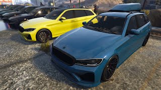 GTA 5  RHINEHART amp WAGONHATCHBACK CAR MEET Livestream amp Events PS5 [upl. by Erot]