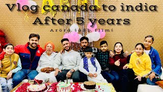 Canada to india after 5 years🔥 I got beautiful surprise😍  You will definitely cry 😭 [upl. by Ramedlab826]