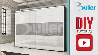 How to install sliding Mirror and Glass doors with Placard from Buller [upl. by Ramirolg312]