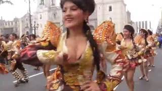 Pasacalle en honor a la Virgen de Copacabana Lima 2016 Centralistas San Miguel [upl. by Muhammad583]