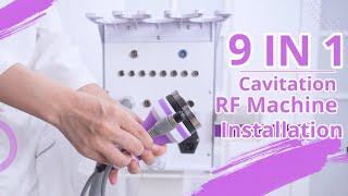 9 in 1 Cavitation Machine  Ultrasonic Cavitation Machine  Cavitation RF Machine  76D1MAXSB [upl. by Eelanna]