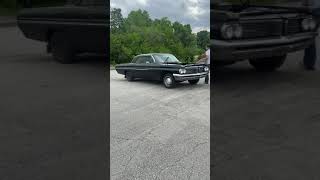 Pontiac 455 swap trying out purple hornies glass packs burnout fun [upl. by Nivart372]