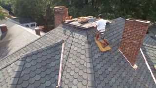 Designer Shingle and Copper Valley Installation on Luxury Home [upl. by Oalsinatse]